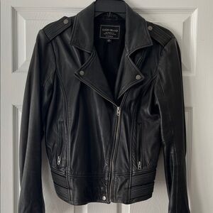 Lucky Brand Classic Black Leather Jacket